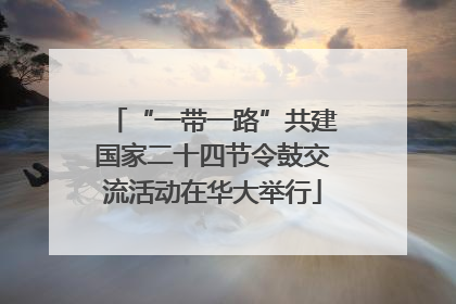 “一带一路”共建国家二十四节令鼓交流活动在华大举行