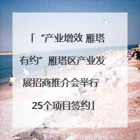 “产业增效 雁塔有约”雁塔区产业发展招商推介会举行 25个项目签约