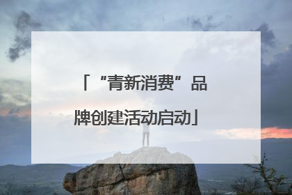 “青新消费”品牌创建活动启动