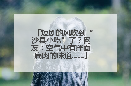 短剧的风吹到“沙县小吃”了？网友：空气中有拌面扁肉的味道……