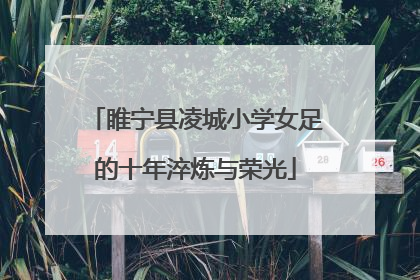 睢宁县凌城小学女足的十年淬炼与荣光