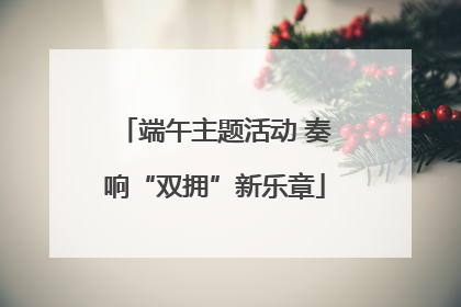 端午主题活动 奏响“双拥”新乐章