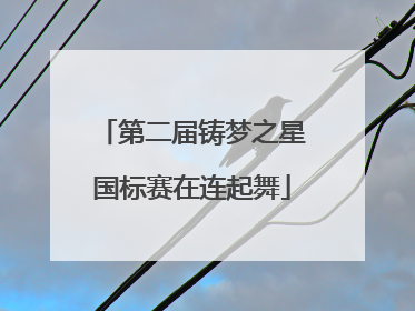 第二届铸梦之星国标赛在连起舞