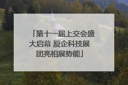 第十一届上交会盛大启幕 厦企科技展团亮相展势能
