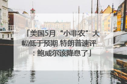 美国5月“小非农”大幅低于预期 特朗普速评：鲍威尔该降息了