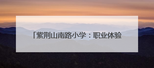 紫荆山南路小学：职业体验绘童心 六一实践向未来