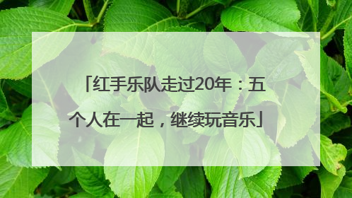 红手乐队走过20年：五个人在一起，继续玩音乐