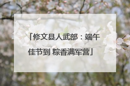 修文县人武部：端午佳节到 粽香满军营