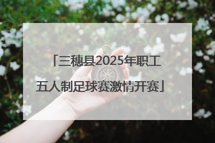 三穗县2025年职工五人制足球赛激情开赛