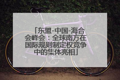 东盟-中国-海合会峰会：全球南方在国际规则制定权竞争中的集体亮相