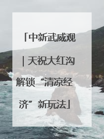 中新武威观｜天祝大红沟解锁“清凉经济”新玩法