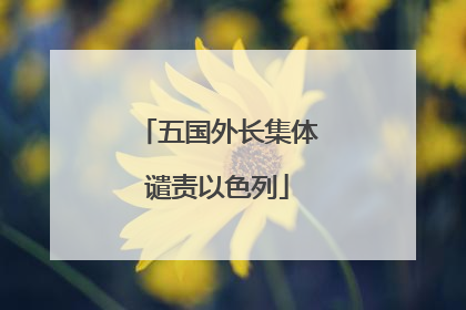五国外长集体谴责以色列