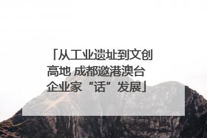从工业遗址到文创高地 成都邀港澳台企业家“话”发展