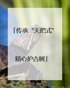 传承“天把式” 精心护古树