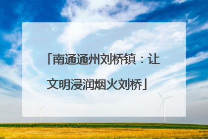 南通通州刘桥镇：让文明浸润烟火刘桥