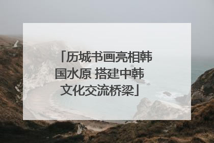 历城书画亮相韩国水原 搭建中韩文化交流桥梁