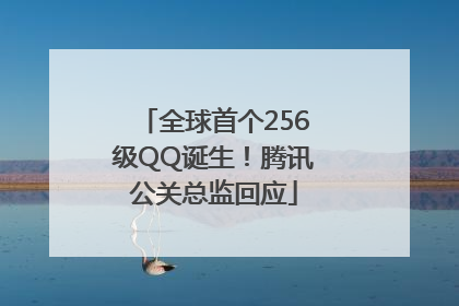 全球首个256级QQ诞生！腾讯公关总监回应