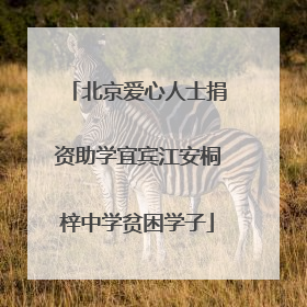 北京爱心人士捐资助学宜宾江安桐梓中学贫困学子