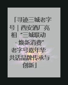 寻迹三城老字号｜西安酒厂亮相“三城联动 · 焕新消费”老字号嘉年华 共话品牌传承与创新