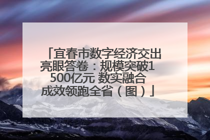 宜春市数字经济交出亮眼答卷：规模突破1500亿元 数实融合成效领跑全省（图）