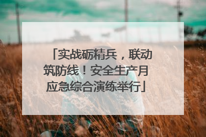 实战砺精兵，联动筑防线！安全生产月应急综合演练举行