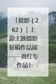 夏影（262）｜上游主题摄影征稿作品展——黄红专作品