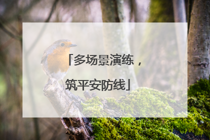 多场景演练，筑平安防线