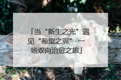 当“新生之光”遇见“希望之翼” 一场双向治愈之旅