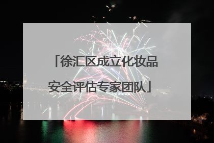 徐汇区成立化妆品安全评估专家团队