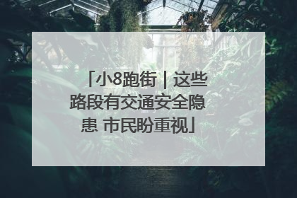 小8跑街｜这些路段有交通安全隐患 市民盼重视