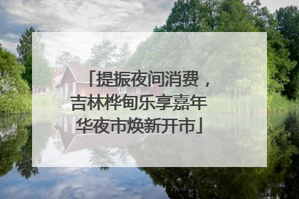 提振夜间消费，吉林桦甸乐享嘉年华夜市焕新开市