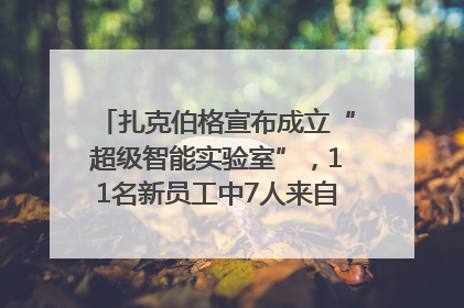 扎克伯格宣布成立“超级智能实验室”，11名新员工中7人来自OpenAI