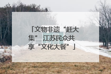 文物非遗“赶大集” 江苏民众共享“文化大餐”