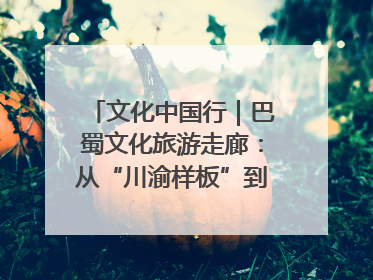 文化中国行｜巴蜀文化旅游走廊：从“川渝样板”到“世界舞台”