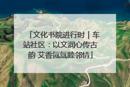 文化书院进行时｜车站社区：以文润心传古韵 艾香氤氲睦邻情