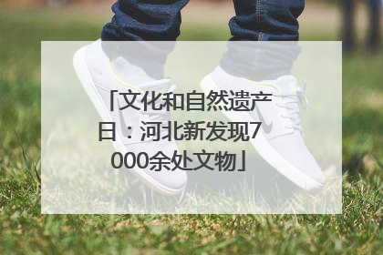 文化和自然遗产日：河北新发现7000余处文物