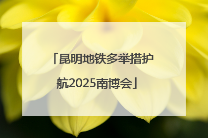 昆明地铁多举措护航2025南博会