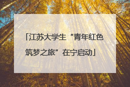 江苏大学生“青年红色筑梦之旅”在宁启动