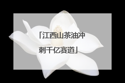 江西山茶油冲刺千亿赛道
