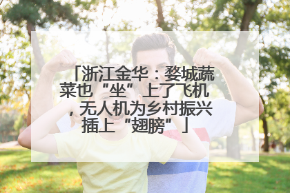 浙江金华：婺城蔬菜也“坐”上了飞机，无人机为乡村振兴插上“翅膀”