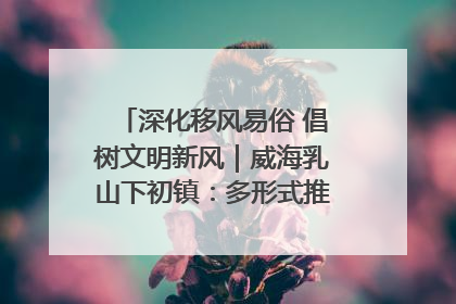 深化移风易俗 倡树文明新风｜威海乳山下初镇：多形式推进移风易俗 共筑文明和谐新风尚