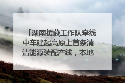 湖南援藏工作队牵线中车建起高原上首条清洁能源装配产线，本地大学生成车间检验员