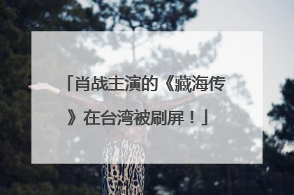 肖战主演的《藏海传》在台湾被刷屏！