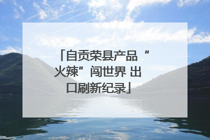 自贡荣县产品“火辣”闯世界 出口刷新纪录