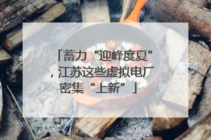 蓄力“迎峰度夏”，江苏这些虚拟电厂密集“上新”