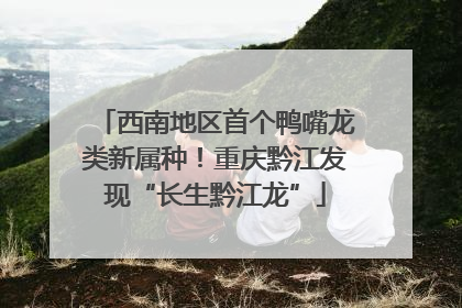 西南地区首个鸭嘴龙类新属种！重庆黔江发现“长生黔江龙”