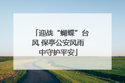 迎战“蝴蝶”台风 保亭公安风雨中守护平安