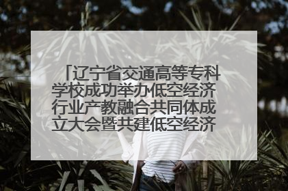 辽宁省交通高等专科学校成功举办低空经济行业产教融合共同体成立大会暨共建低空经济产教融合新生态论坛