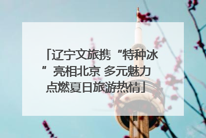 辽宁文旅携“特种冰”亮相北京 多元魅力点燃夏日旅游热情