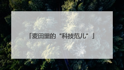 麦田里的“科技范儿”